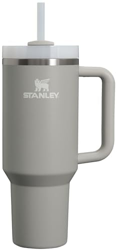 Stanley Quencher H2.0 Tumbler with Handle and Straw 30 oz | Flowstate 3-Position Lid | Cup Holder Compatible for Travel | Insulated Stainless Steel Cup | BPA-Free | Peony