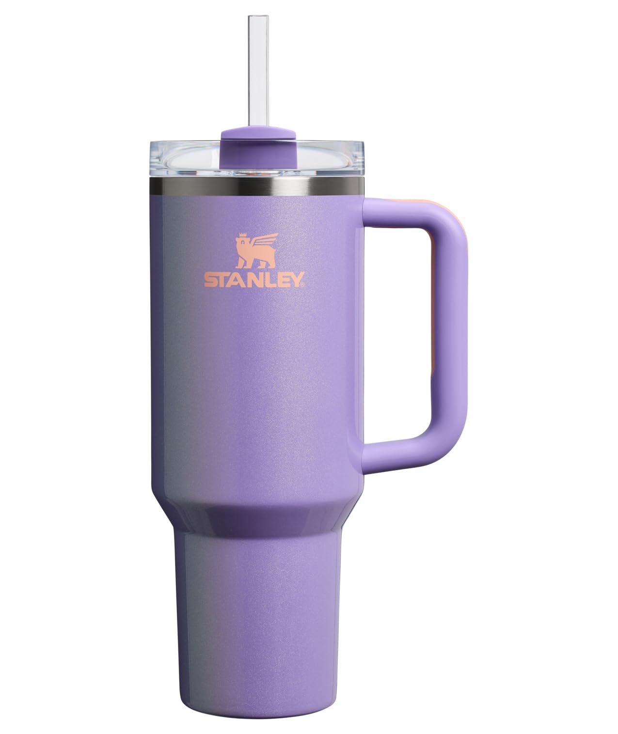 Stanley Quencher H2.0 Tumbler with Handle and Straw 30 oz | Flowstate 3-Position Lid | Cup Holder Compatible for Travel | Insulated Stainless Steel Cup | BPA-Free | Peony