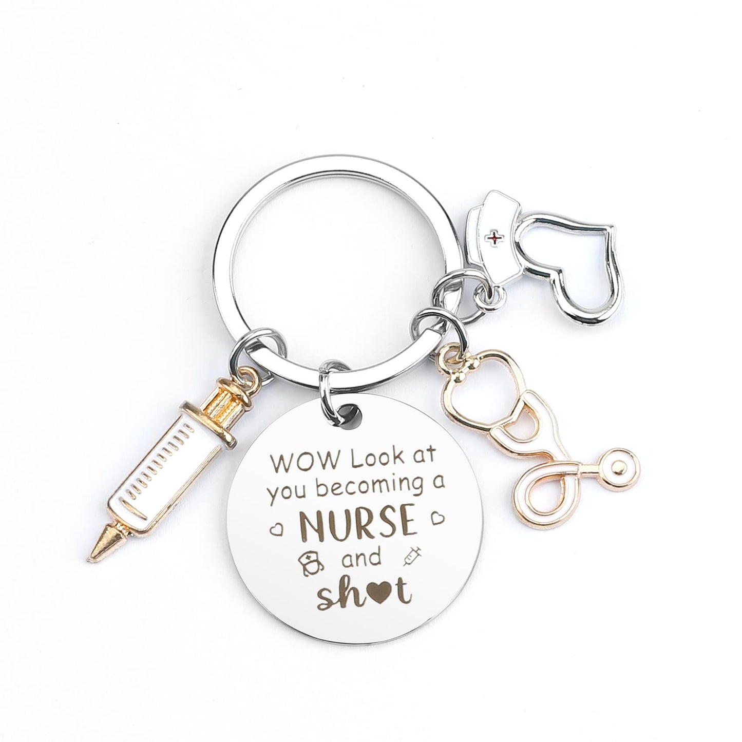 Nurse Graduation Gift for Women Nurse Keychain Nurses Week Gifts Graduation Presents for Nurses Appreciation Gifts