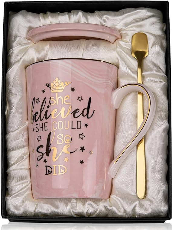 Nurse Gifts for Women, Funny Nurse Mug with Gold Print, Nurses Week Retirement Graduation Appreciation Present, School Nursing Student RN Practitioner, 14oz Pink Marbled Ceramic Cup, Nice Gift Boxed