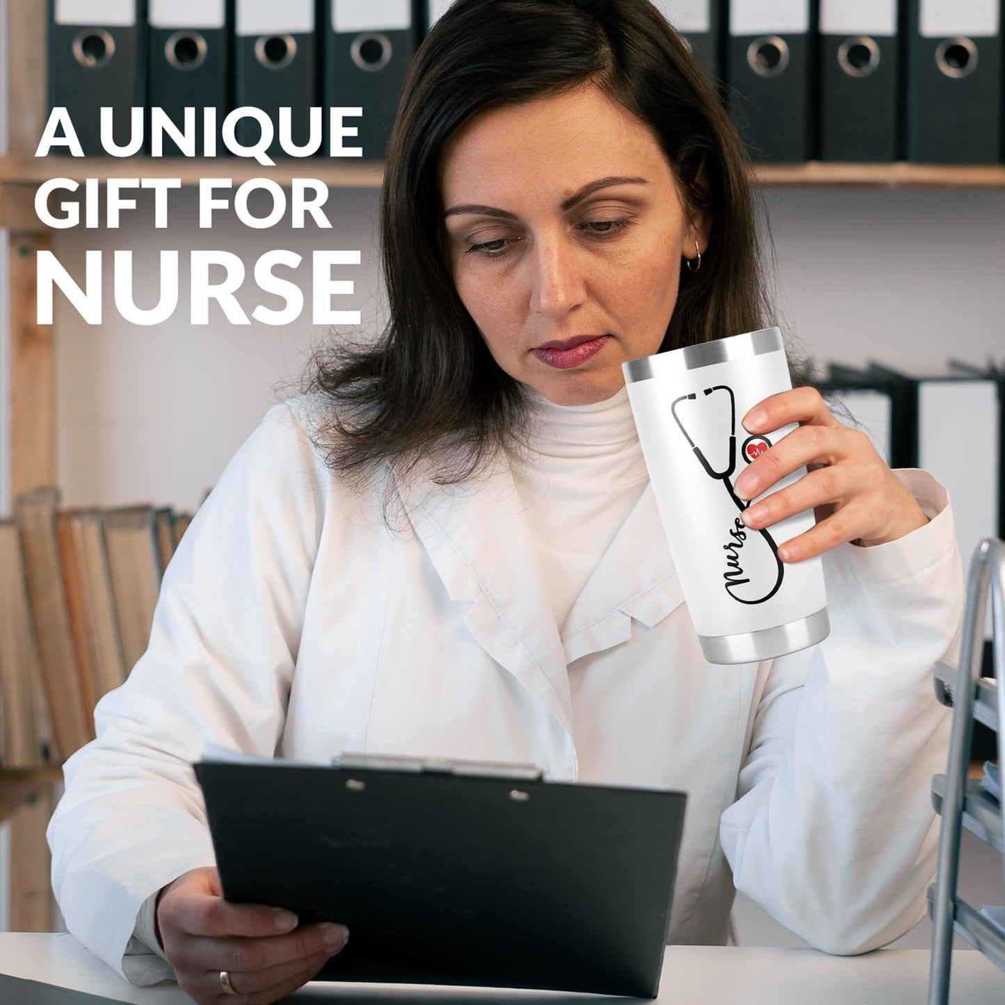 Best Gifts For Nurses - New Nurse Gifts For Women-Nursing Student Gifts- Nurse Practitioner- Nurse Appreciation Gifts-Nurse Graduation Gifts-Nutrition Facts 20Oz Nurse Cup Tumbler