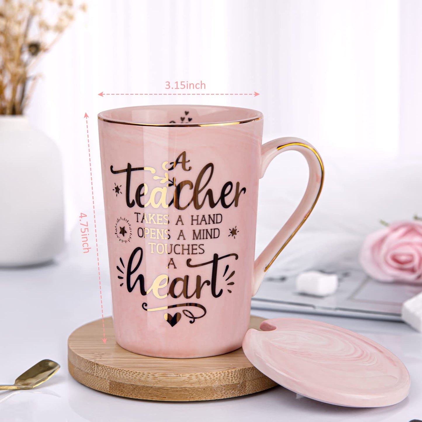 Nurse Gifts for Women, Funny Nurse Mug with Gold Print, Nurses Week Retirement Graduation Appreciation Present, School Nursing Student RN Practitioner, 14oz Pink Marbled Ceramic Cup, Nice Gift Boxed