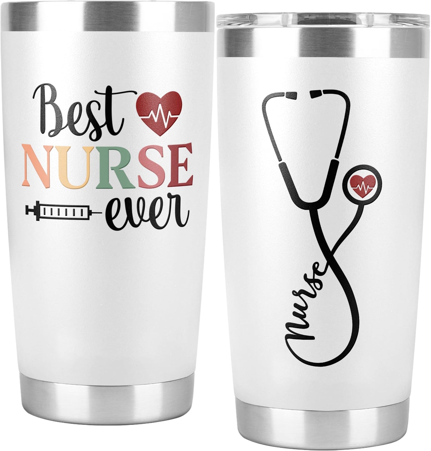 Best Gifts For Nurses - New Nurse Gifts For Women-Nursing Student Gifts- Nurse Practitioner- Nurse Appreciation Gifts-Nurse Graduation Gifts-Nutrition Facts 20Oz Nurse Cup Tumbler