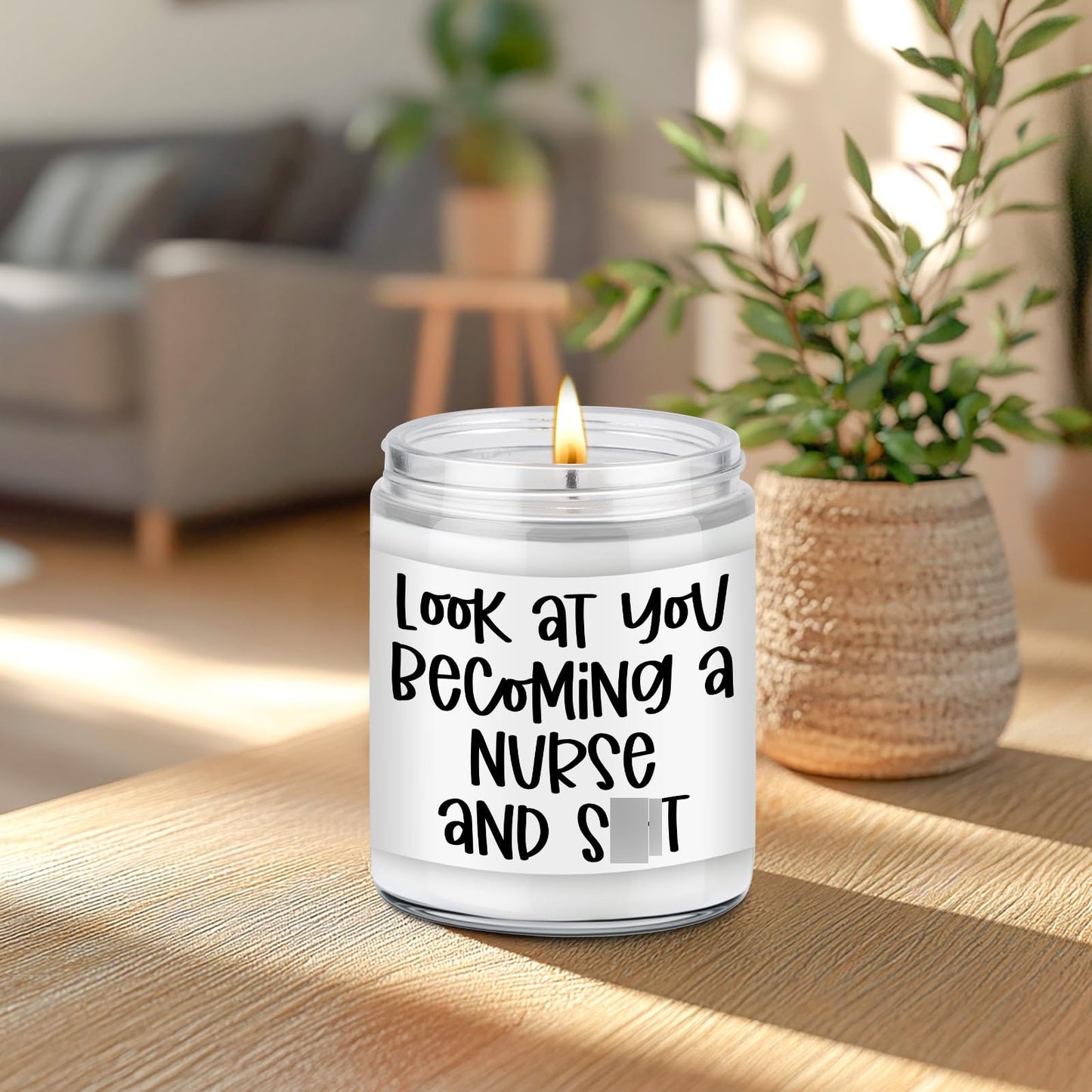 LEADO Candles, Nurse Gifts for Women, Male, Men - Nursing Graduation, LPN, RN Gifts for Nurses - Funny Nurses Week, Congratulations Present for New Grad, Future RN, Nursing School Student, Graduate