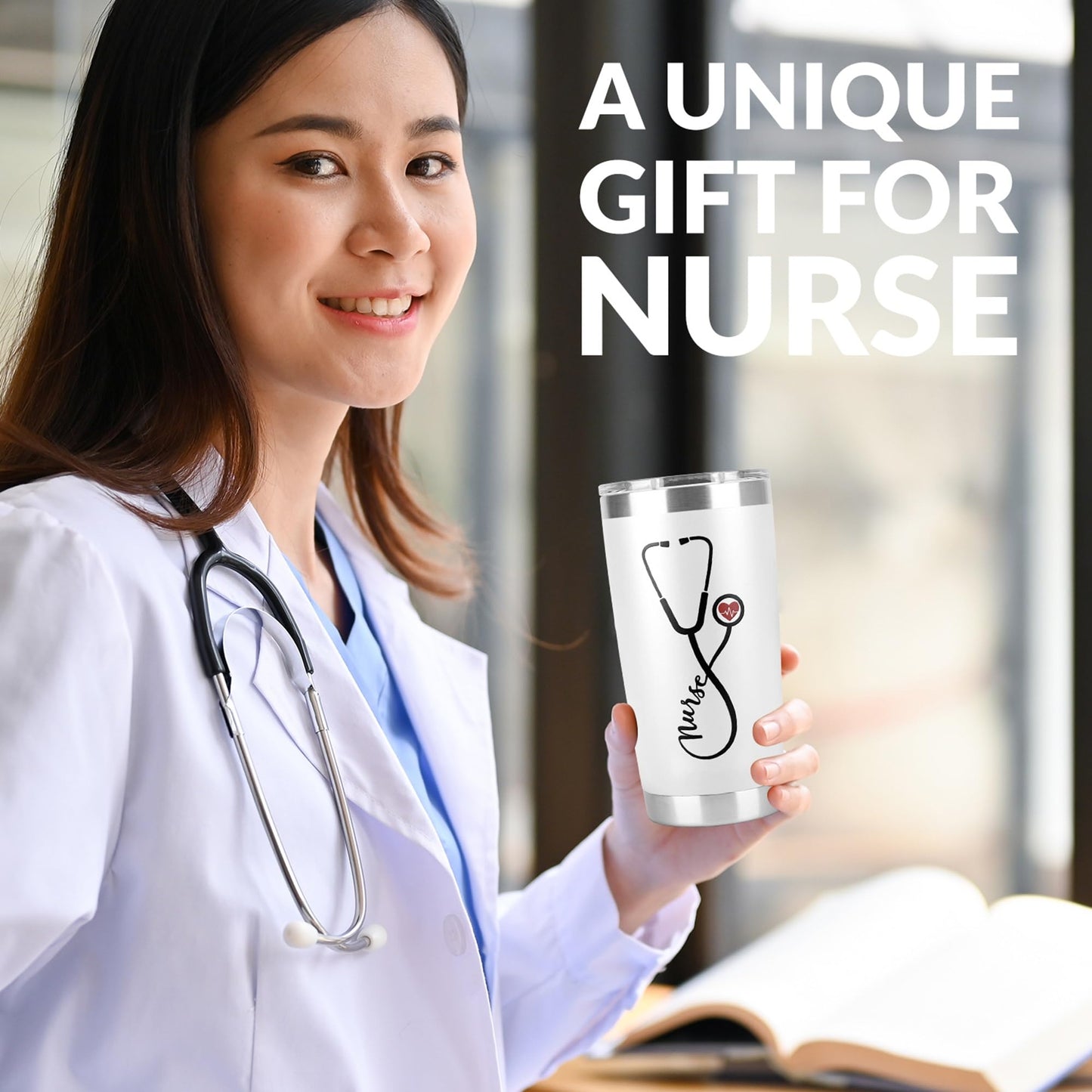 Best Gifts For Nurses - New Nurse Gifts For Women-Nursing Student Gifts- Nurse Practitioner- Nurse Appreciation Gifts-Nurse Graduation Gifts-Nutrition Facts 20Oz Nurse Cup Tumbler