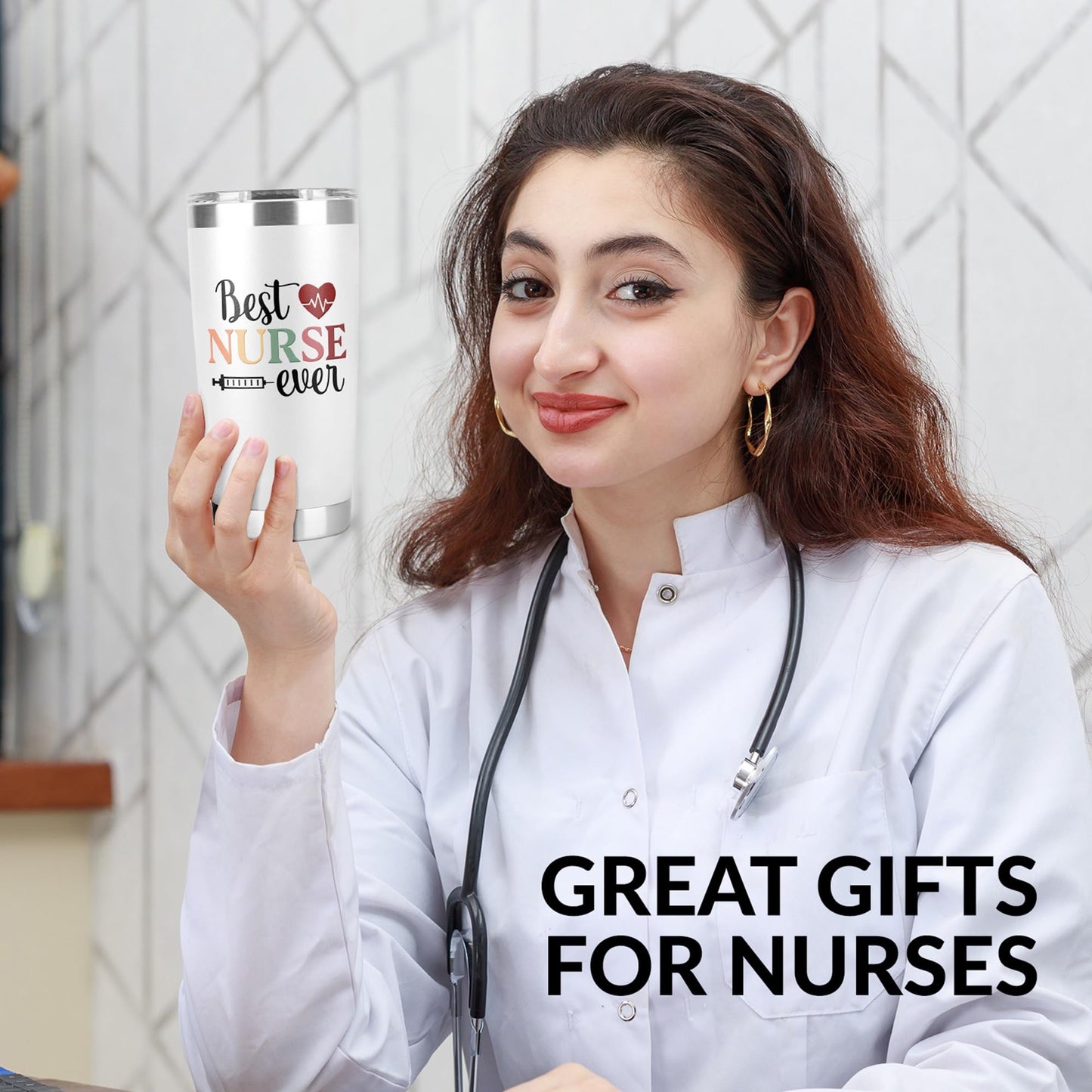 Best Gifts For Nurses - New Nurse Gifts For Women-Nursing Student Gifts- Nurse Practitioner- Nurse Appreciation Gifts-Nurse Graduation Gifts-Nutrition Facts 20Oz Nurse Cup Tumbler