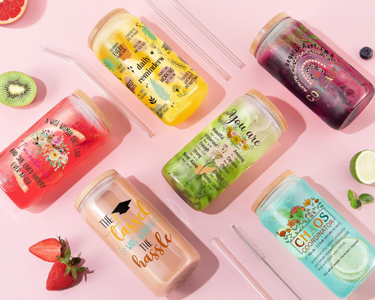 Graduation Gifts for Her 2025, Cool High School College Graduation Gifts, Best Master Degree Grad Box, Congratulations Gift for Graduates Girls Women Daughter Friend Nurse w/ 16Oz Can Glass Cup