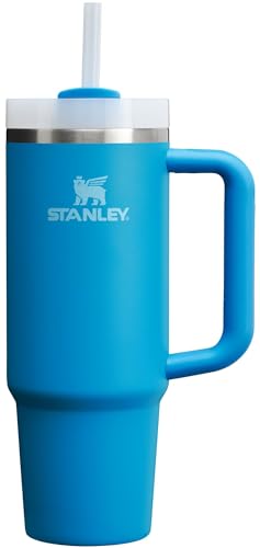 Stanley Quencher H2.0 Tumbler with Handle and Straw 30 oz | Flowstate 3-Position Lid | Cup Holder Compatible for Travel | Insulated Stainless Steel Cup | BPA-Free | Peony