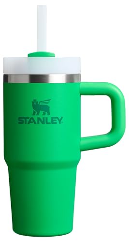 Stanley Quencher H2.0 Tumbler with Handle and Straw 30 oz | Flowstate 3-Position Lid | Cup Holder Compatible for Travel | Insulated Stainless Steel Cup | BPA-Free | Peony