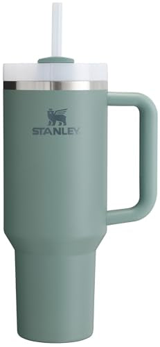 Stanley Quencher H2.0 Tumbler with Handle and Straw 30 oz | Flowstate 3-Position Lid | Cup Holder Compatible for Travel | Insulated Stainless Steel Cup | BPA-Free | Peony
