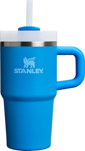 Stanley Quencher H2.0 Tumbler with Handle and Straw 30 oz | Flowstate 3-Position Lid | Cup Holder Compatible for Travel | Insulated Stainless Steel Cup | BPA-Free | Peony