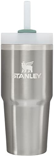 Stanley Quencher H2.0 Tumbler with Handle and Straw 30 oz | Flowstate 3-Position Lid | Cup Holder Compatible for Travel | Insulated Stainless Steel Cup | BPA-Free | Peony
