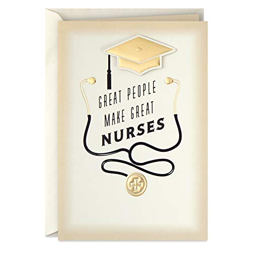 Hallmark Nurse Graduation Card (Nurses Make a Difference) for RN, LPN, Travel Nurse, Healthcare Worker