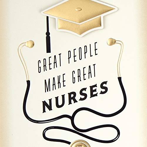 Hallmark Nurse Graduation Card (Nurses Make a Difference) for RN, LPN, Travel Nurse, Healthcare Worker