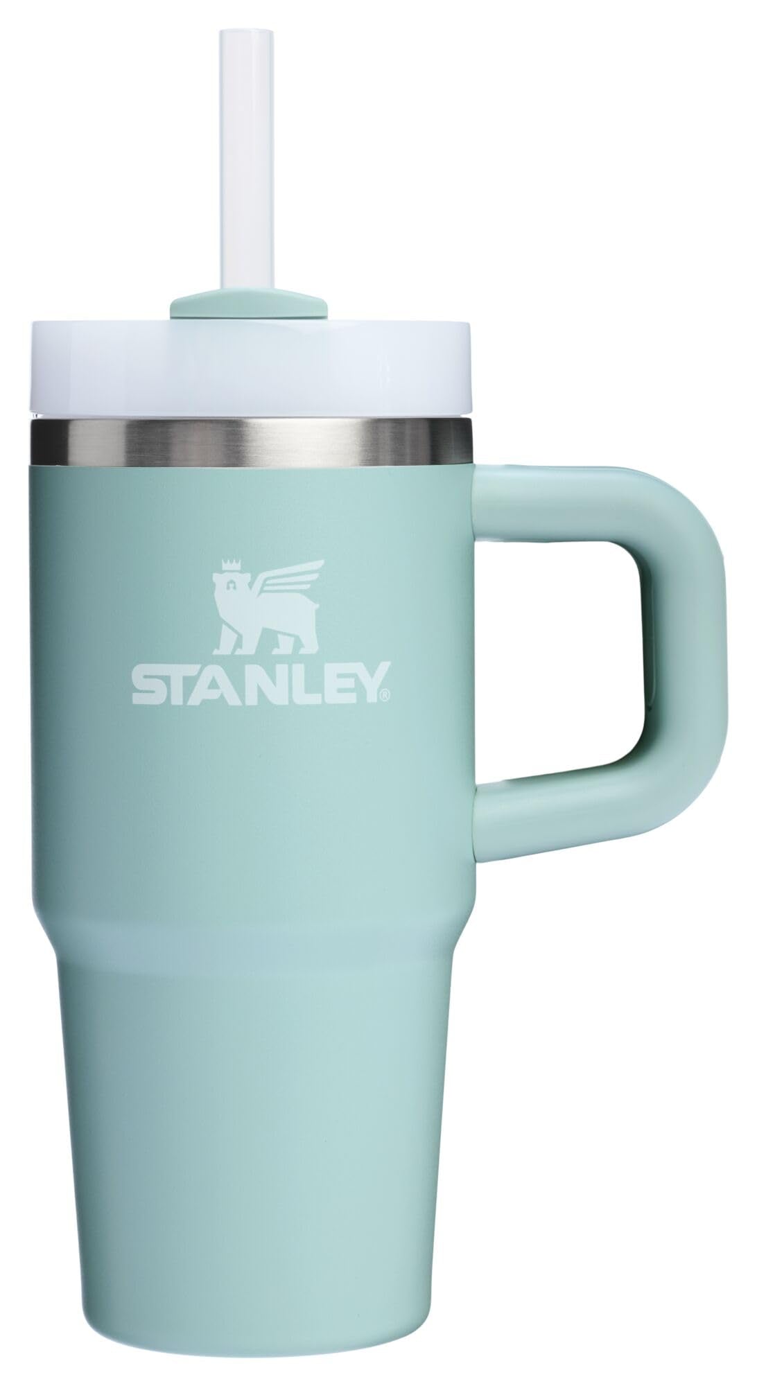 Stanley Quencher H2.0 Tumbler with Handle and Straw 30 oz | Flowstate 3-Position Lid | Cup Holder Compatible for Travel | Insulated Stainless Steel Cup | BPA-Free | Peony