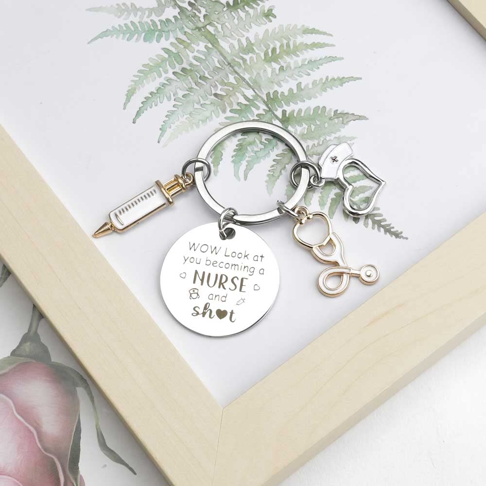 Nurse Graduation Gift for Women Nurse Keychain Nurses Week Gifts Graduation Presents for Nurses Appreciation Gifts