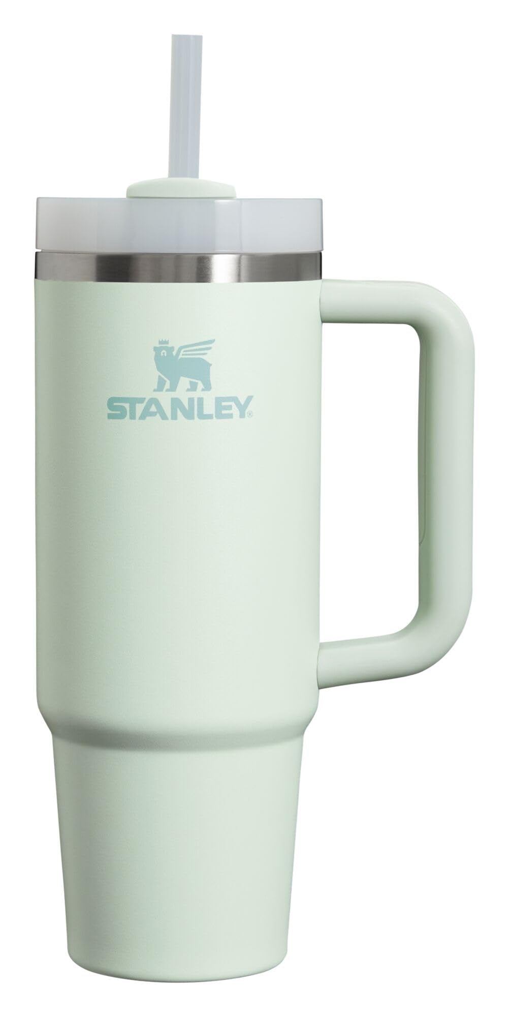 Stanley Quencher H2.0 Tumbler with Handle and Straw 30 oz | Flowstate 3-Position Lid | Cup Holder Compatible for Travel | Insulated Stainless Steel Cup | BPA-Free | Peony
