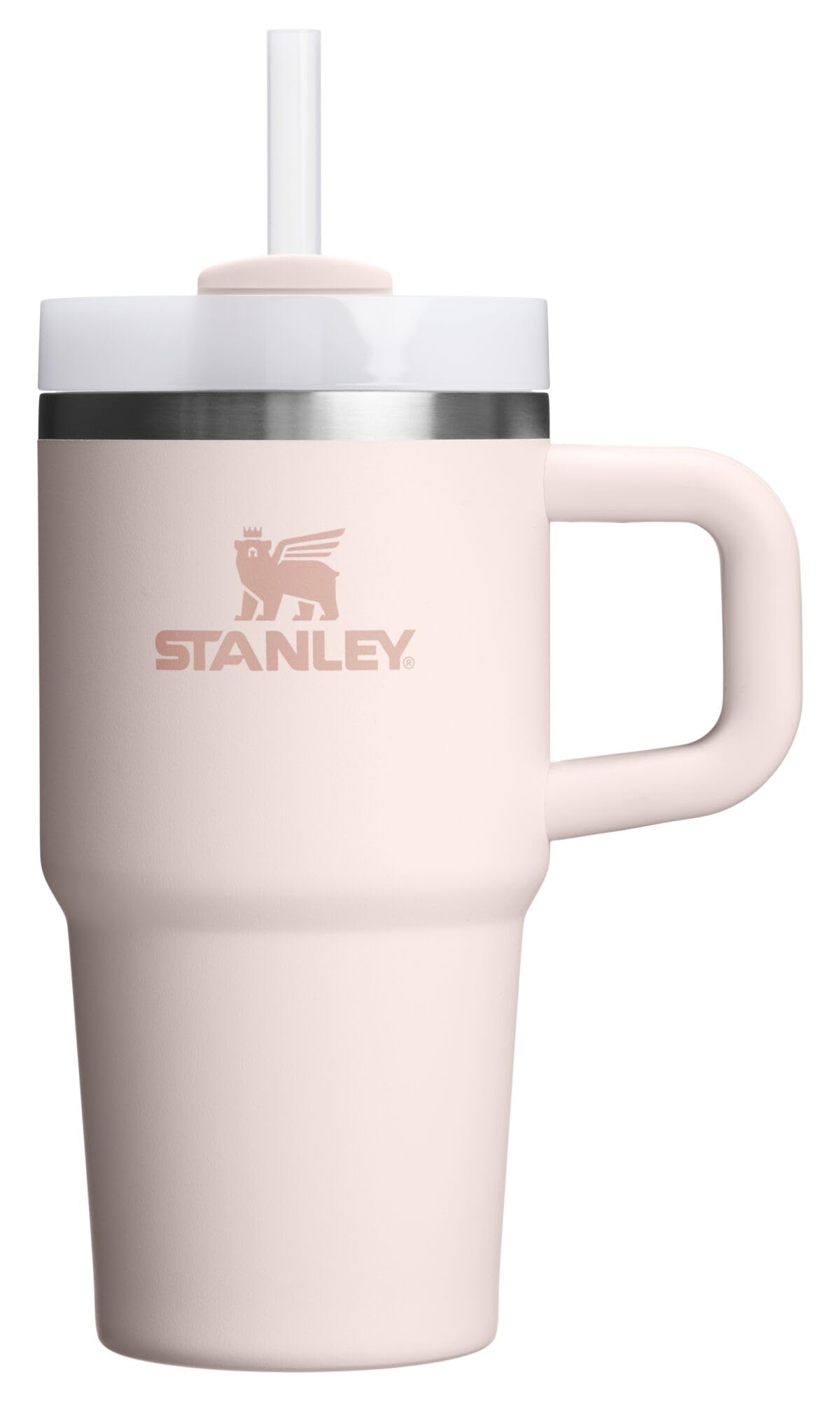 Stanley Quencher H2.0 Tumbler with Handle and Straw 30 oz | Flowstate 3-Position Lid | Cup Holder Compatible for Travel | Insulated Stainless Steel Cup | BPA-Free | Peony