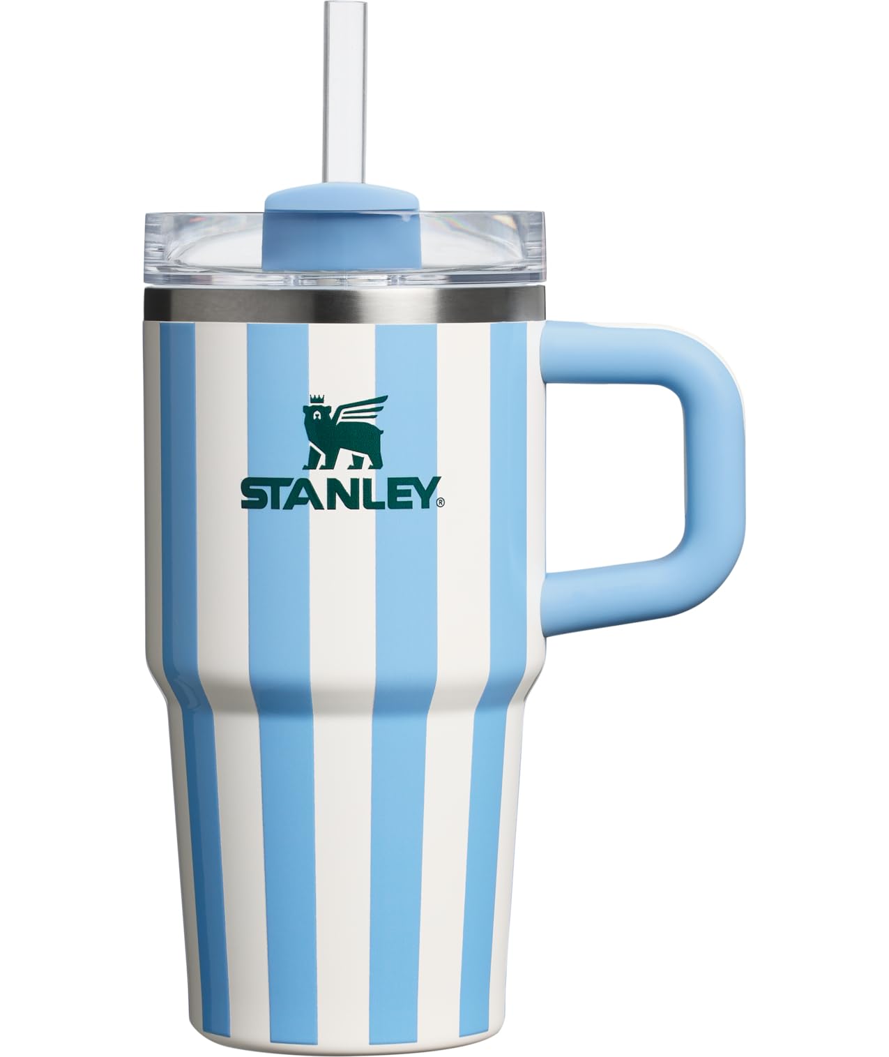 Stanley Quencher H2.0 Tumbler with Handle and Straw 30 oz | Flowstate 3-Position Lid | Cup Holder Compatible for Travel | Insulated Stainless Steel Cup | BPA-Free | Peony