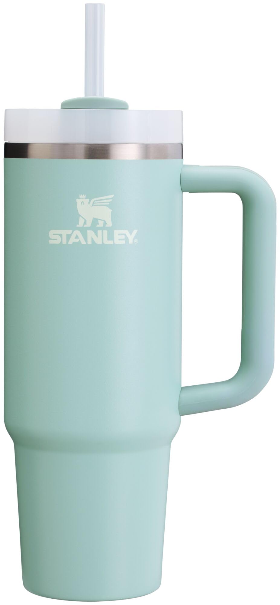 Stanley Quencher H2.0 Tumbler with Handle and Straw 30 oz | Flowstate 3-Position Lid | Cup Holder Compatible for Travel | Insulated Stainless Steel Cup | BPA-Free | Peony