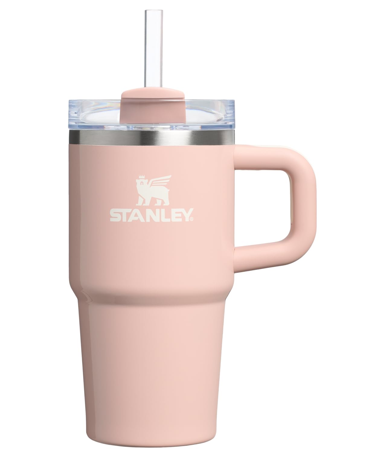 Stanley Quencher H2.0 Tumbler with Handle and Straw 30 oz | Flowstate 3-Position Lid | Cup Holder Compatible for Travel | Insulated Stainless Steel Cup | BPA-Free | Peony