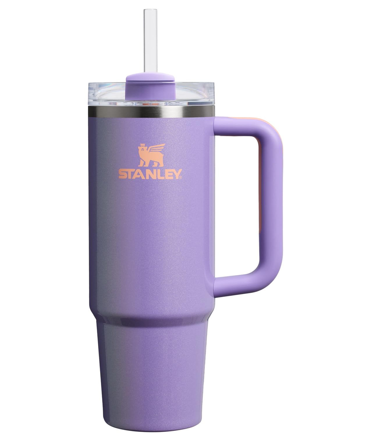 Stanley Quencher H2.0 Tumbler with Handle and Straw 30 oz | Flowstate 3-Position Lid | Cup Holder Compatible for Travel | Insulated Stainless Steel Cup | BPA-Free | Peony