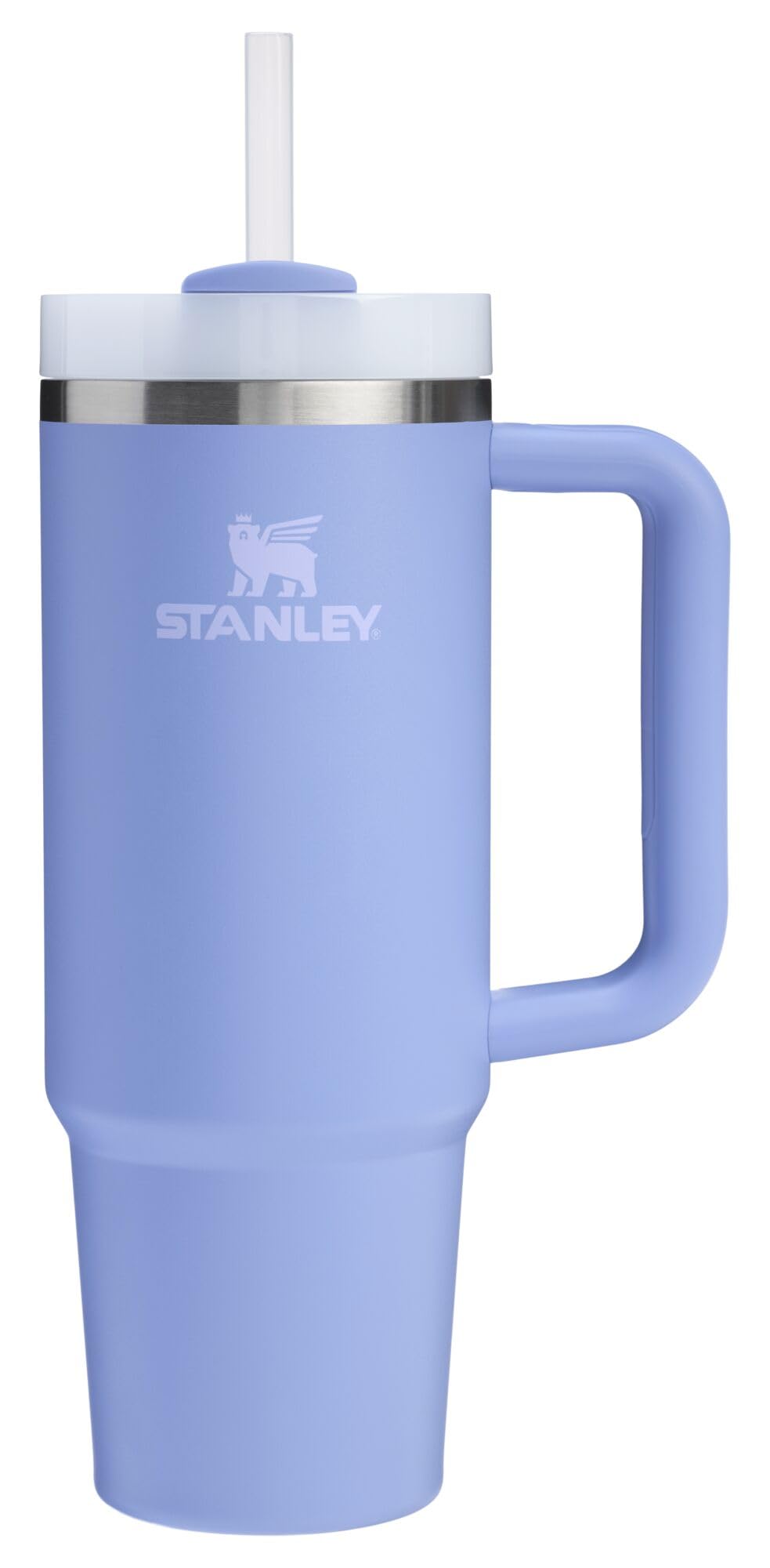 Stanley Quencher H2.0 Tumbler with Handle and Straw 30 oz | Flowstate 3-Position Lid | Cup Holder Compatible for Travel | Insulated Stainless Steel Cup | BPA-Free | Peony
