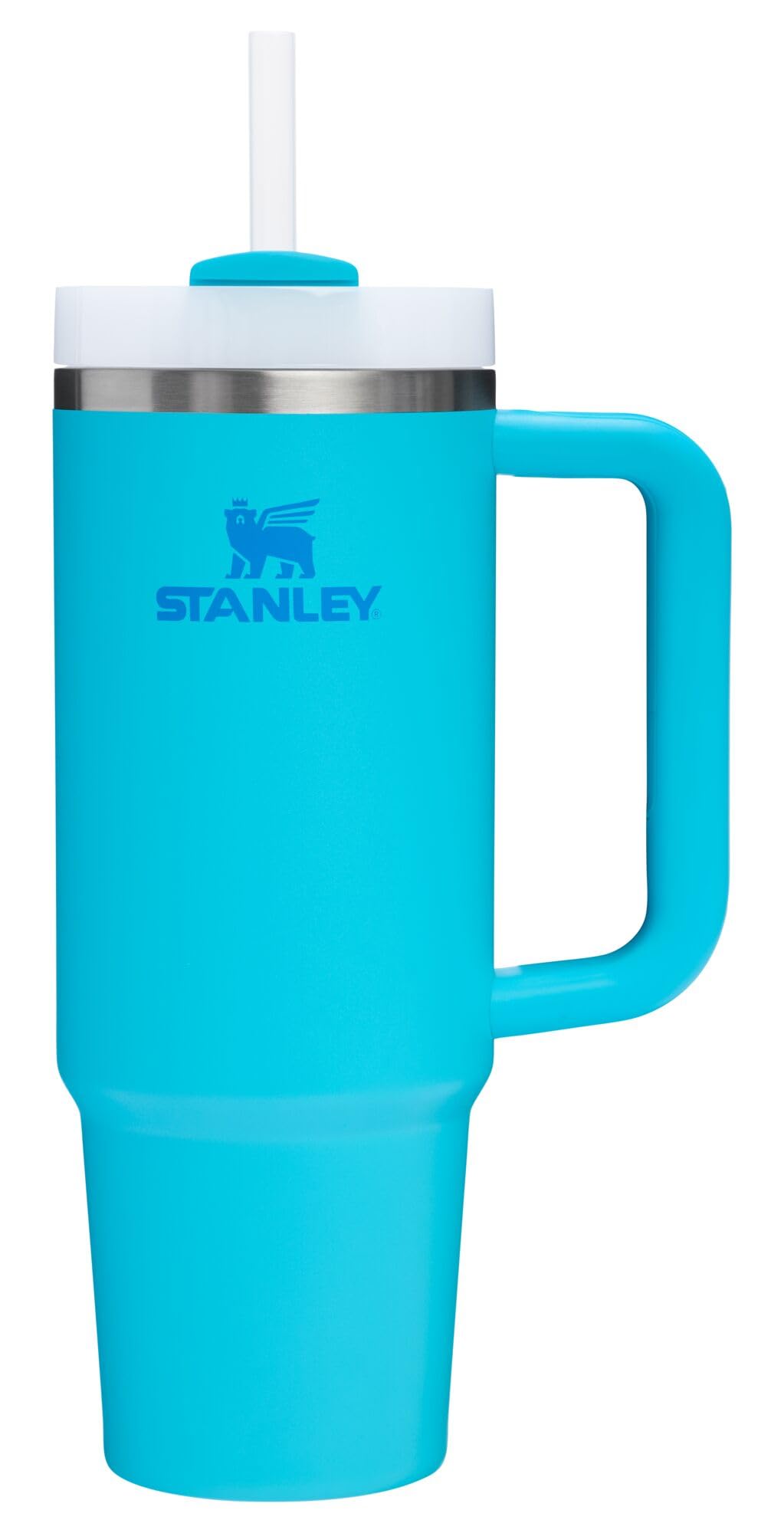 Stanley Quencher H2.0 Tumbler with Handle and Straw 30 oz | Flowstate 3-Position Lid | Cup Holder Compatible for Travel | Insulated Stainless Steel Cup | BPA-Free | Peony