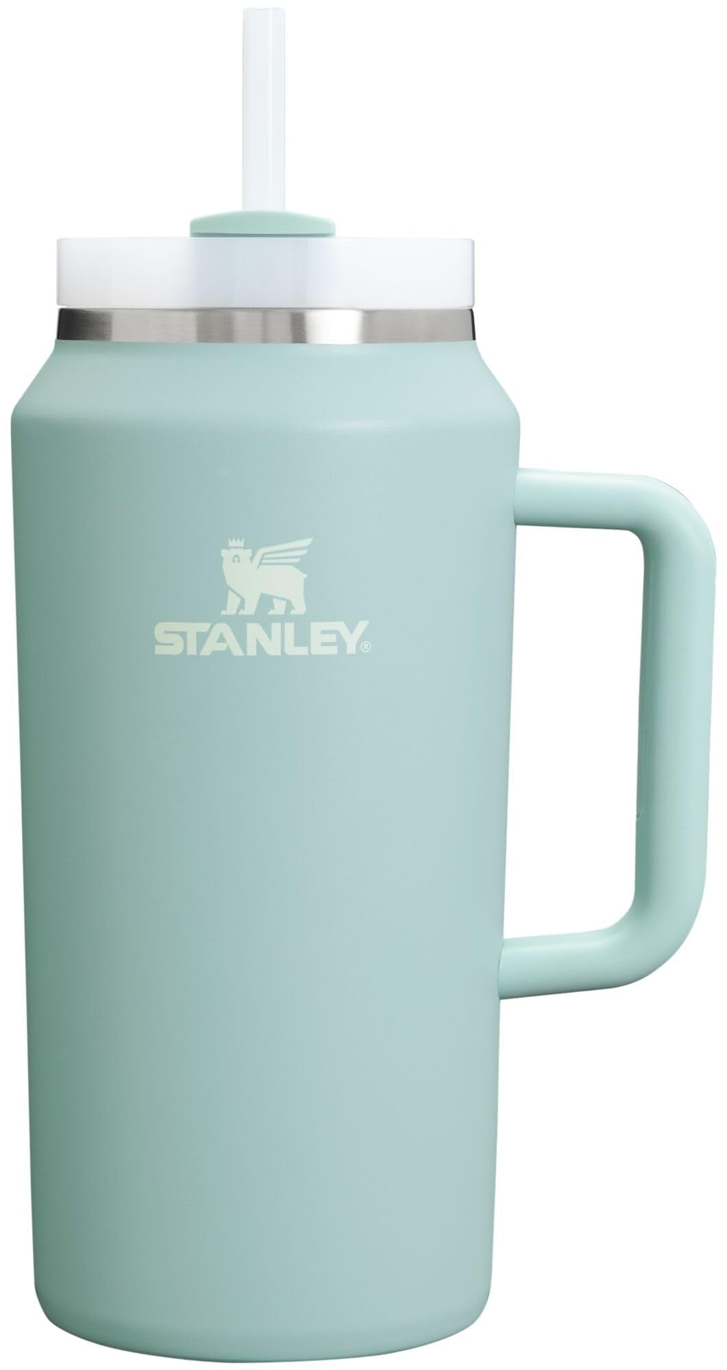 Stanley Quencher H2.0 Tumbler with Handle and Straw 30 oz | Flowstate 3-Position Lid | Cup Holder Compatible for Travel | Insulated Stainless Steel Cup | BPA-Free | Peony