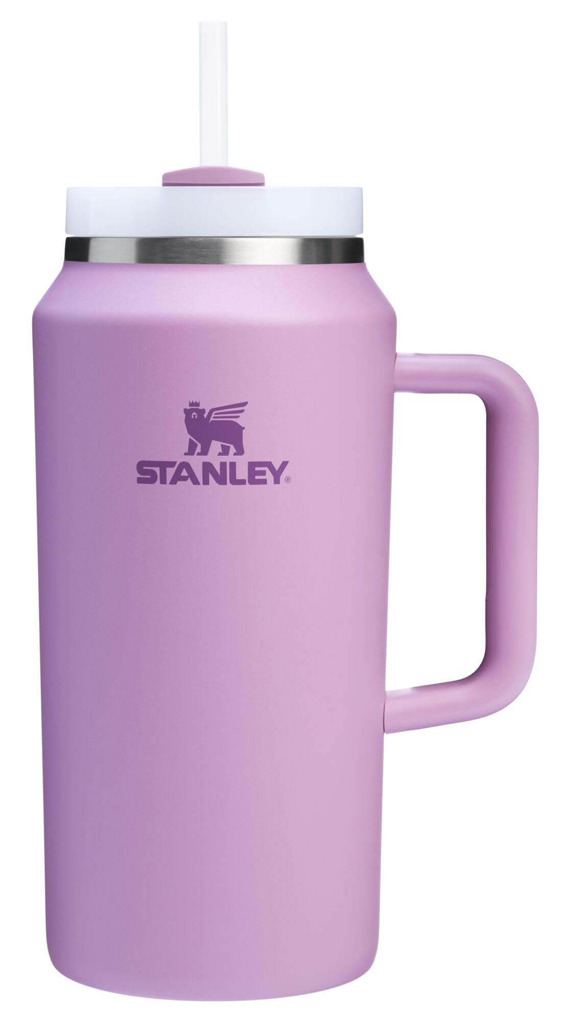Stanley Quencher H2.0 Tumbler with Handle and Straw 30 oz | Flowstate 3-Position Lid | Cup Holder Compatible for Travel | Insulated Stainless Steel Cup | BPA-Free | Peony