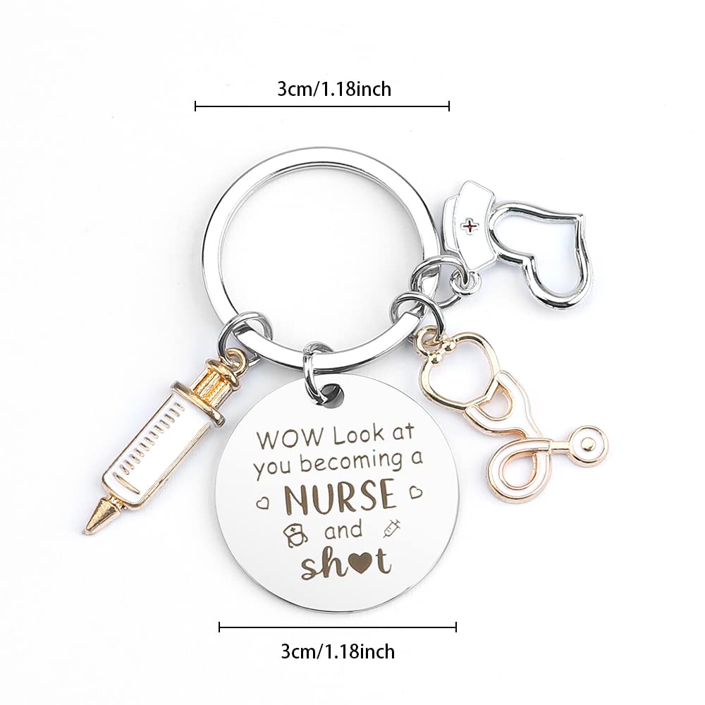 Nurse Graduation Gift for Women Nurse Keychain Nurses Week Gifts Graduation Presents for Nurses Appreciation Gifts