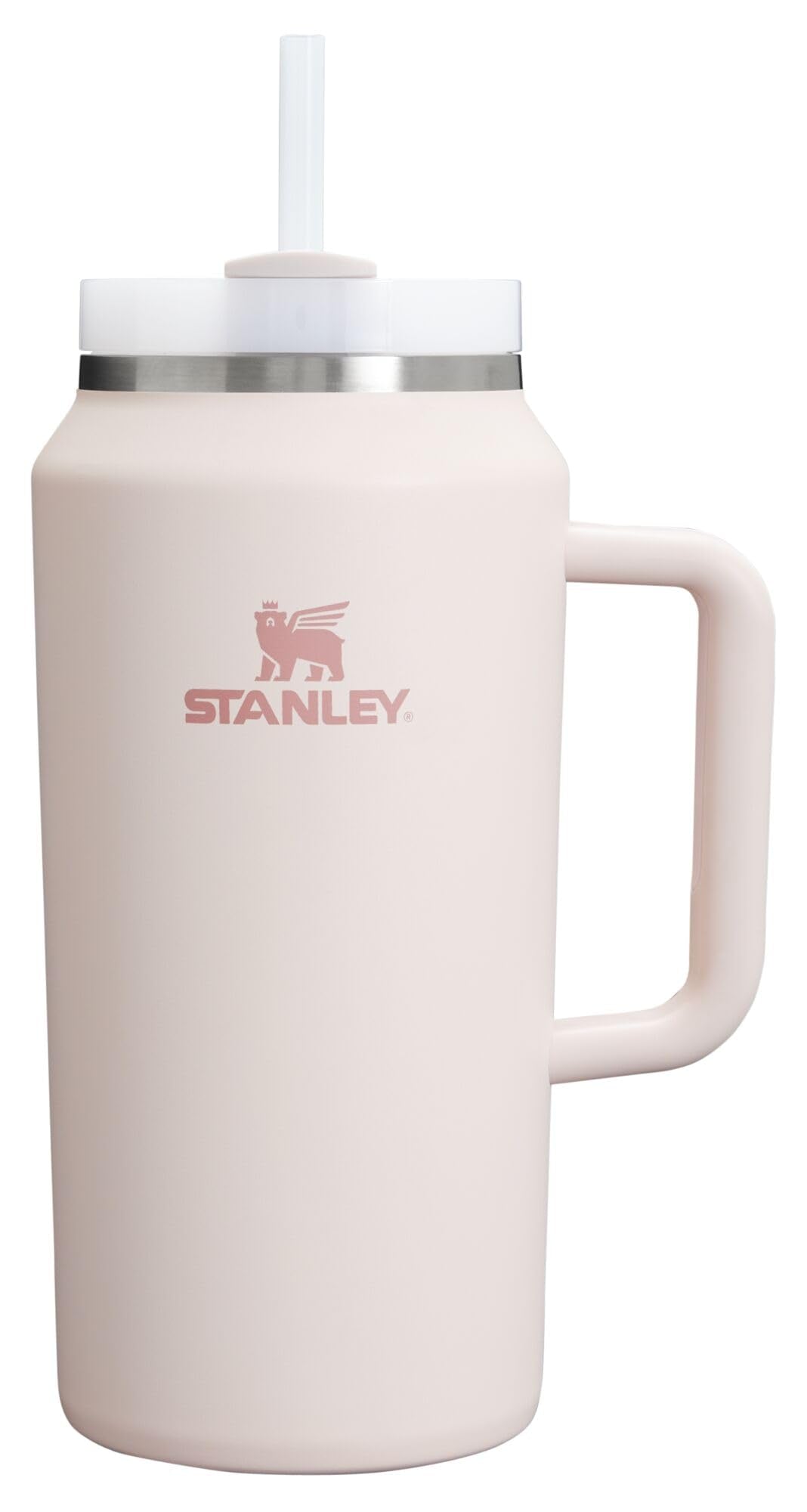 Stanley Quencher H2.0 Tumbler with Handle and Straw 30 oz | Flowstate 3-Position Lid | Cup Holder Compatible for Travel | Insulated Stainless Steel Cup | BPA-Free | Peony