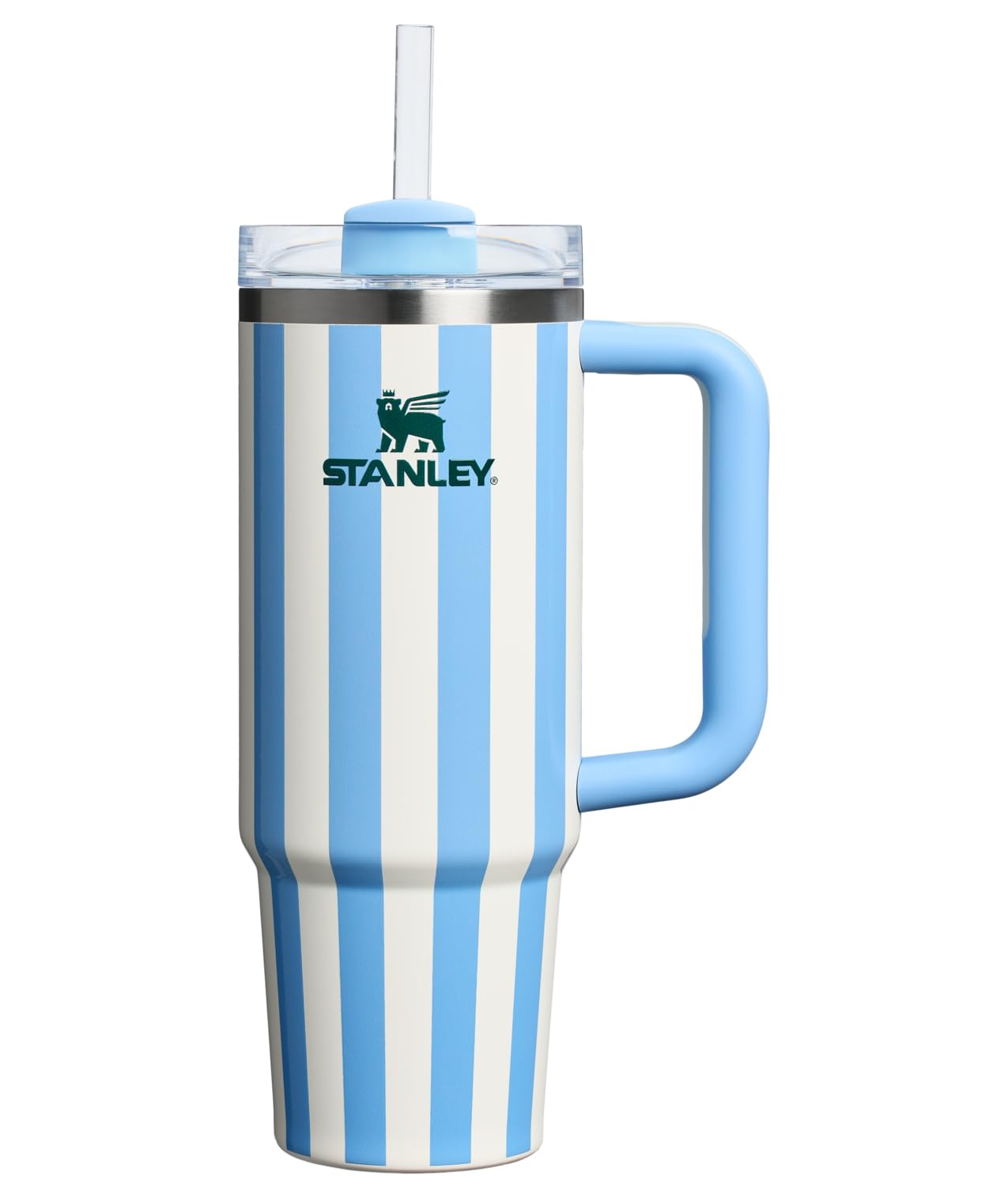 Stanley Quencher H2.0 Tumbler with Handle and Straw 30 oz | Flowstate 3-Position Lid | Cup Holder Compatible for Travel | Insulated Stainless Steel Cup | BPA-Free | Peony