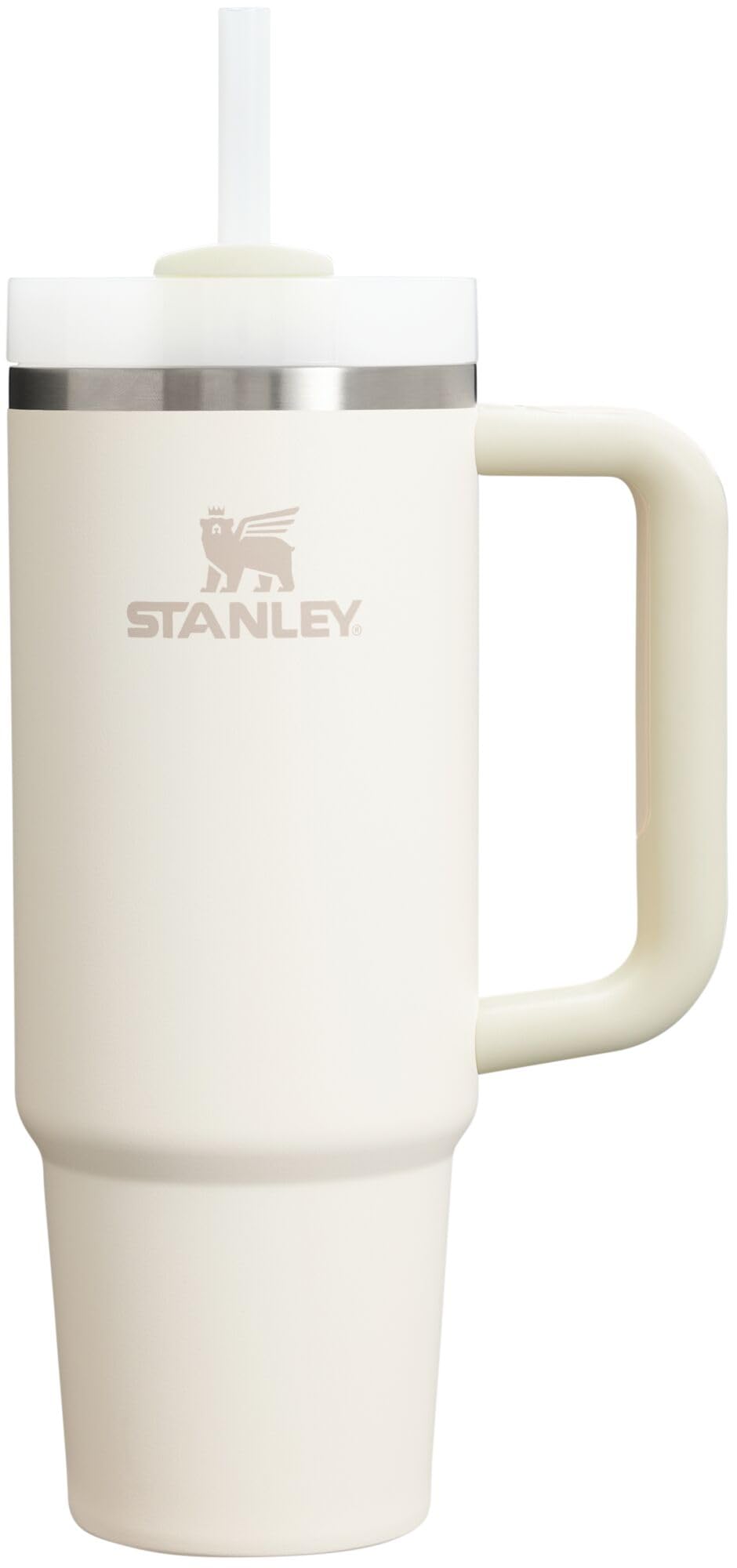 Stanley Quencher H2.0 Tumbler with Handle and Straw 30 oz | Flowstate 3-Position Lid | Cup Holder Compatible for Travel | Insulated Stainless Steel Cup | BPA-Free | Peony