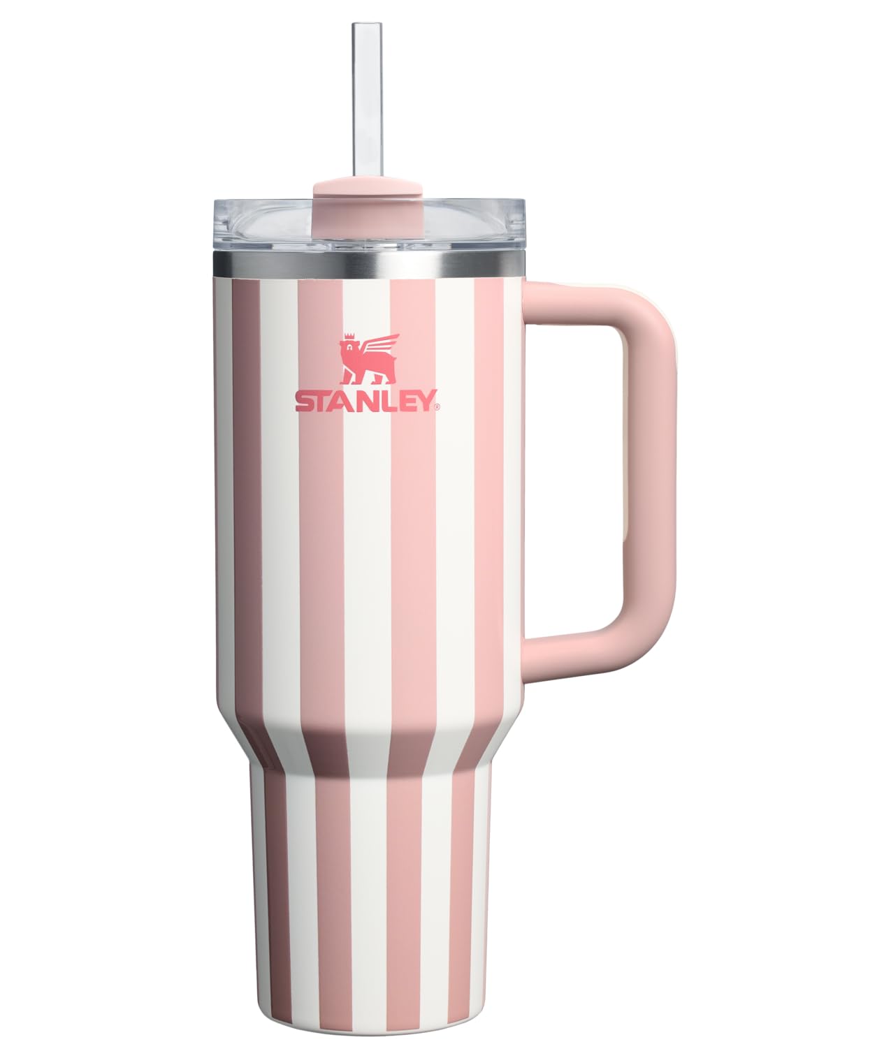 Stanley Quencher H2.0 Tumbler with Handle and Straw 30 oz | Flowstate 3-Position Lid | Cup Holder Compatible for Travel | Insulated Stainless Steel Cup | BPA-Free | Peony