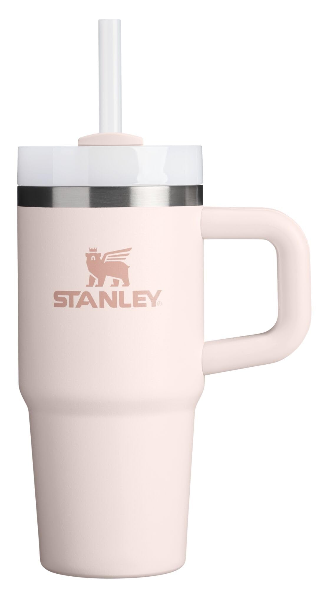 Stanley Quencher H2.0 Tumbler with Handle and Straw 30 oz | Flowstate 3-Position Lid | Cup Holder Compatible for Travel | Insulated Stainless Steel Cup | BPA-Free | Peony