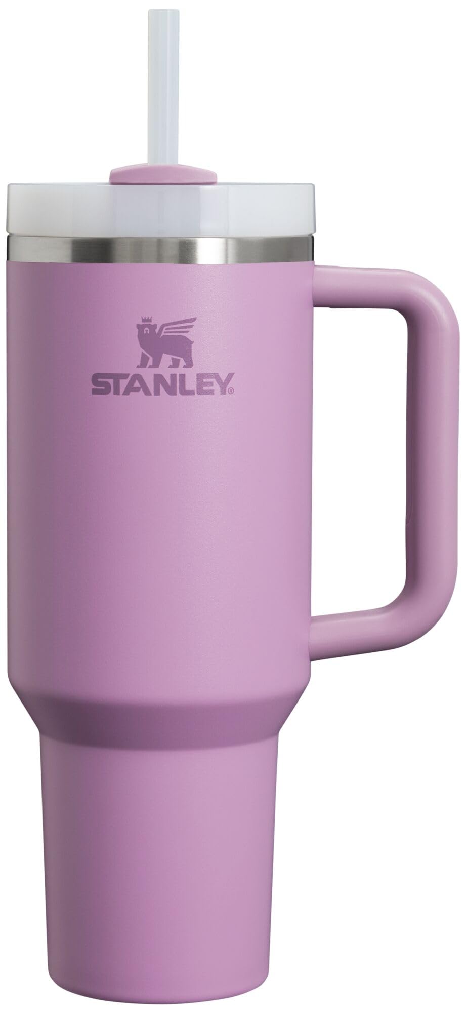 Stanley Quencher H2.0 Tumbler with Handle and Straw 30 oz | Flowstate 3-Position Lid | Cup Holder Compatible for Travel | Insulated Stainless Steel Cup | BPA-Free | Peony