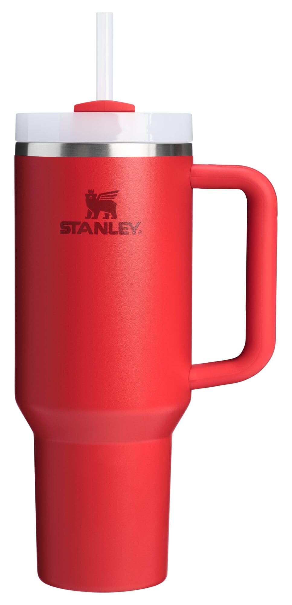 Stanley Quencher H2.0 Tumbler with Handle and Straw 30 oz | Flowstate 3-Position Lid | Cup Holder Compatible for Travel | Insulated Stainless Steel Cup | BPA-Free | Peony