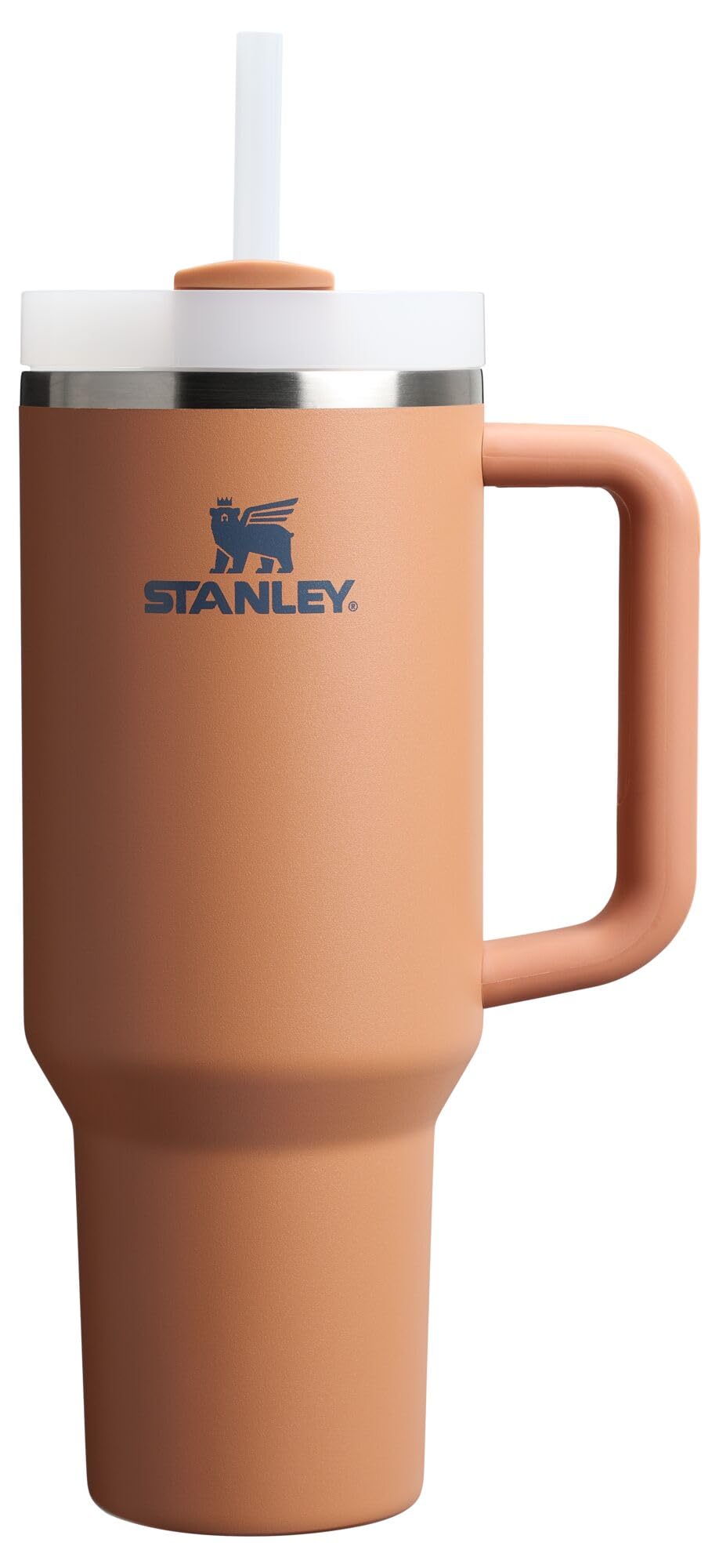 Stanley Quencher H2.0 Tumbler with Handle and Straw 30 oz | Flowstate 3-Position Lid | Cup Holder Compatible for Travel | Insulated Stainless Steel Cup | BPA-Free | Peony
