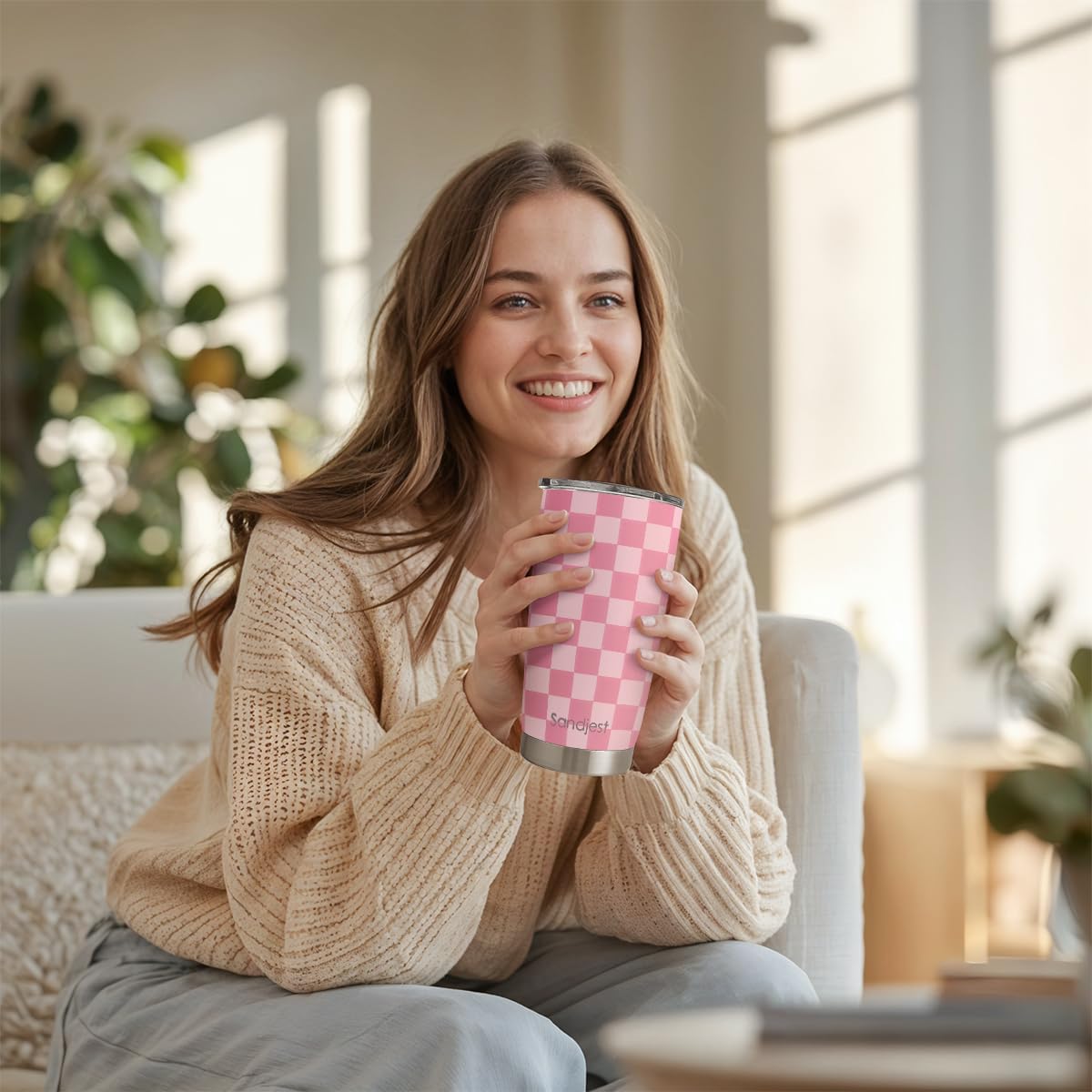 SANDJEST Nurse Tumbler Cup - Nutritional Facts Travel Coffee Mug Gift - 20oz Tumblers Nurse Gifts for Birthday, Christmas, Appreciation Week, Nursing School Graduation for Nurses, Practitioners