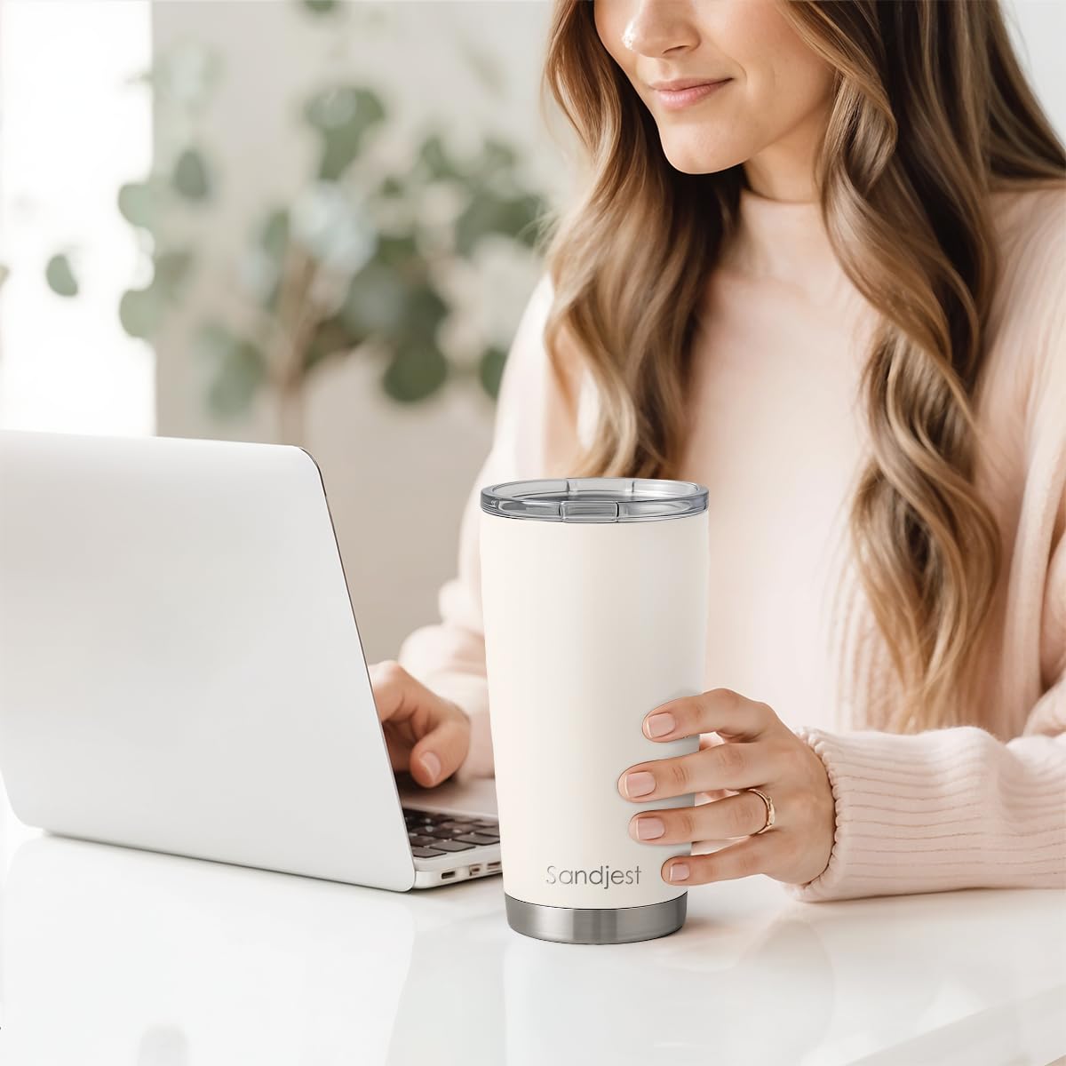 SANDJEST Nurse Tumbler Cup - Nutritional Facts Travel Coffee Mug Gift - 20oz Tumblers Nurse Gifts for Birthday, Christmas, Appreciation Week, Nursing School Graduation for Nurses, Practitioners