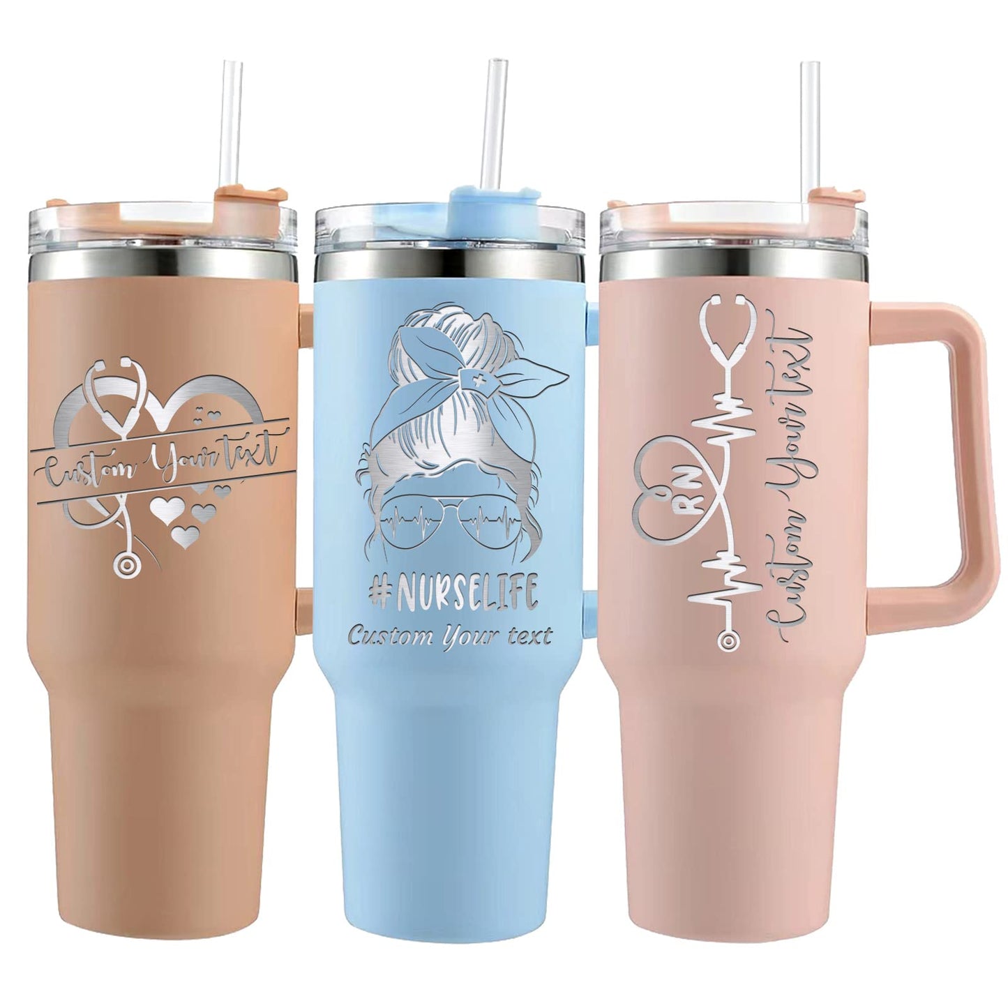 Personalized Nurse Tumbler RN Gifts for Women Men, Nurse Cup, Gifts for Nurses, Custom Nurse Graduation Gift, Custom Nurse Gifts for Women, M Gifts for Nurses