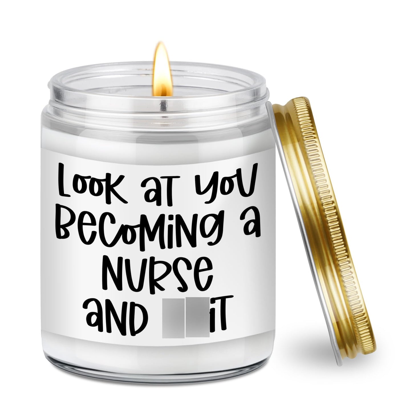 LEADO Candles, Nurse Gifts for Women, Male, Men - Nursing Graduation, LPN, RN Gifts for Nurses - Funny Nurses Week, Congratulations Present for New Grad, Future RN, Nursing School Student, Graduate