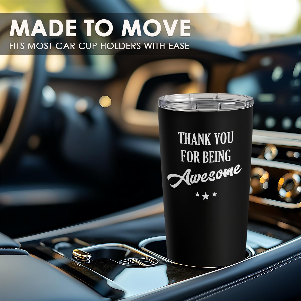 SANDJEST Nurse Tumbler Cup - Nutritional Facts Travel Coffee Mug Gift - 20oz Tumblers Nurse Gifts for Birthday, Christmas, Appreciation Week, Nursing School Graduation for Nurses, Practitioners