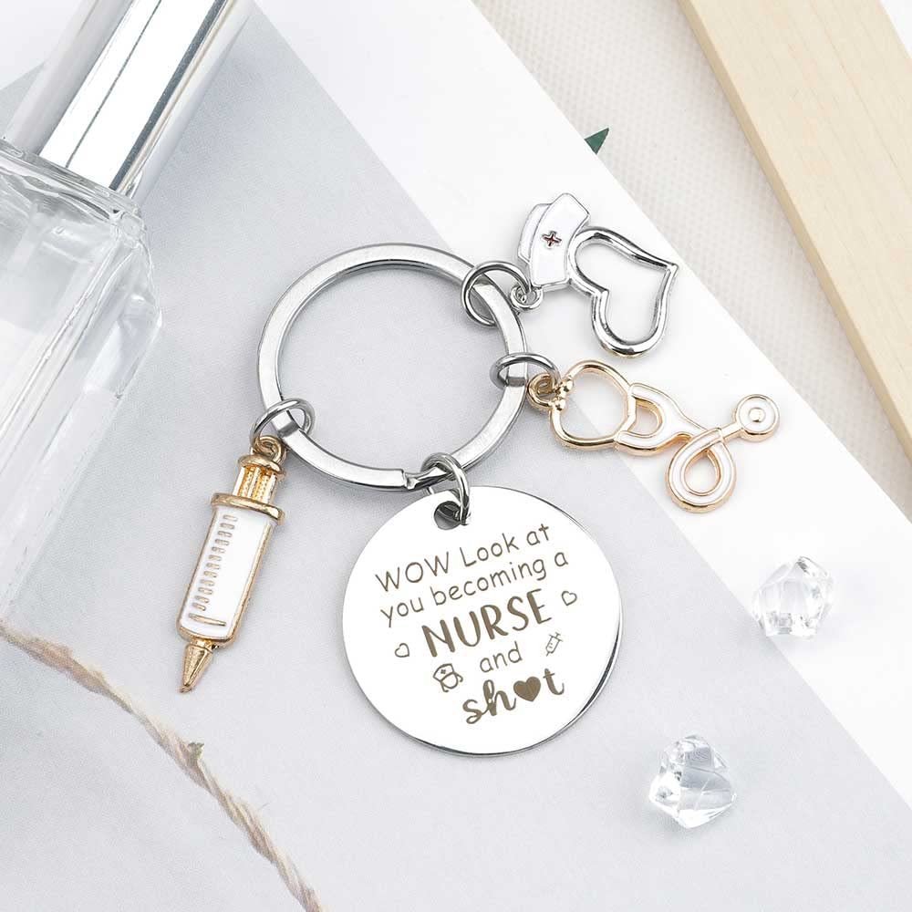 Nurse Graduation Gift for Women Nurse Keychain Nurses Week Gifts Graduation Presents for Nurses Appreciation Gifts