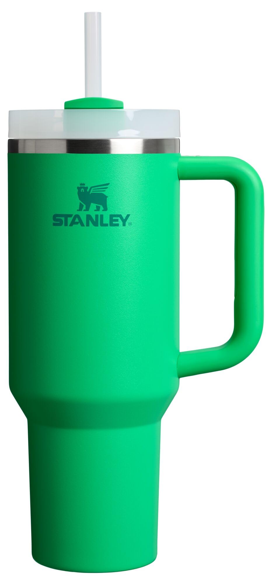 Stanley Quencher H2.0 Tumbler with Handle and Straw 30 oz | Flowstate 3-Position Lid | Cup Holder Compatible for Travel | Insulated Stainless Steel Cup | BPA-Free | Peony