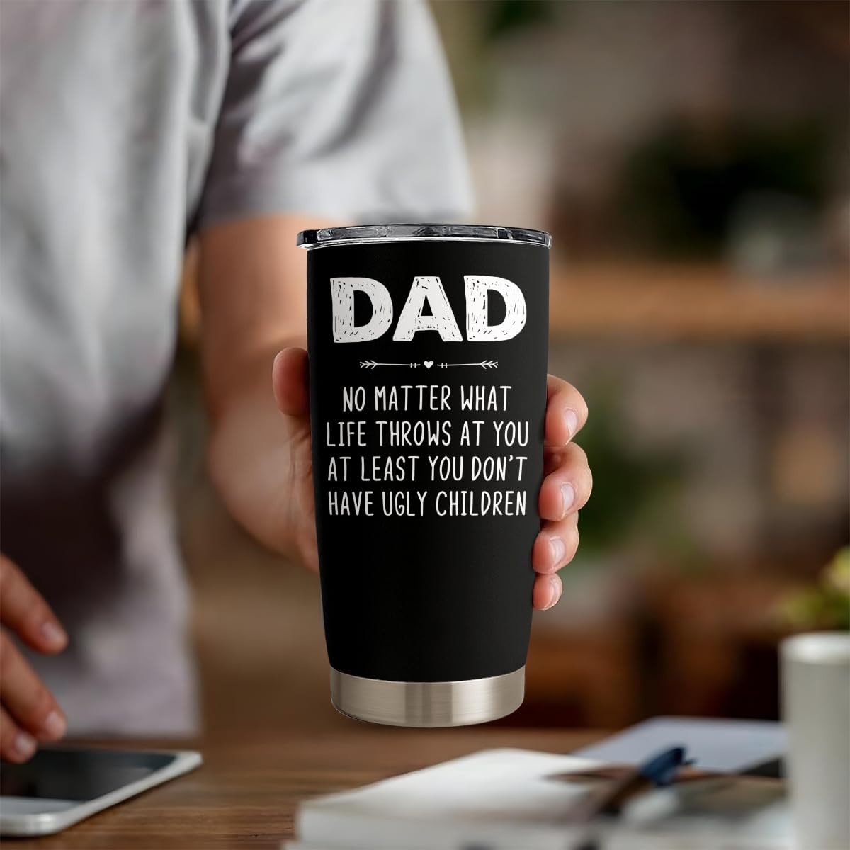 SANDJEST Nurse Tumbler Cup - Nutritional Facts Travel Coffee Mug Gift - 20oz Tumblers Nurse Gifts for Birthday, Christmas, Appreciation Week, Nursing School Graduation for Nurses, Practitioners