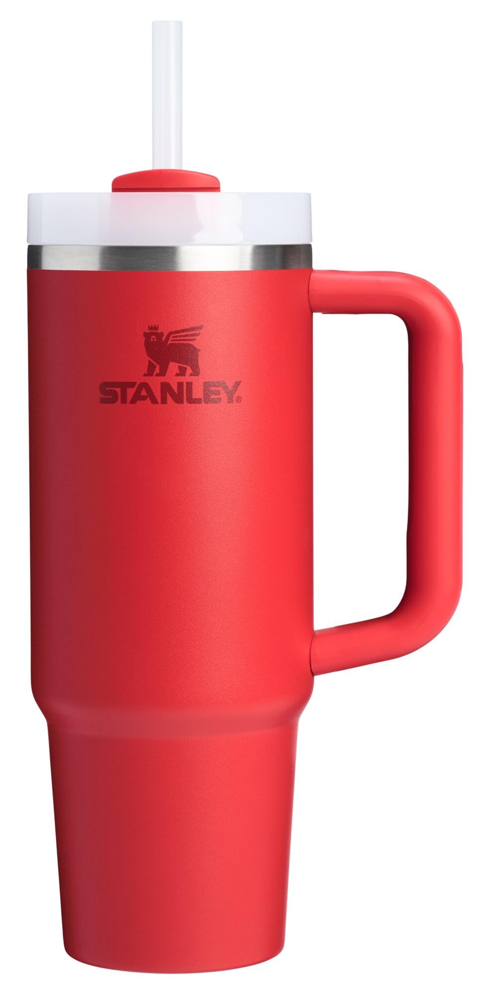 Stanley Quencher H2.0 Tumbler with Handle and Straw 30 oz | Flowstate 3-Position Lid | Cup Holder Compatible for Travel | Insulated Stainless Steel Cup | BPA-Free | Peony