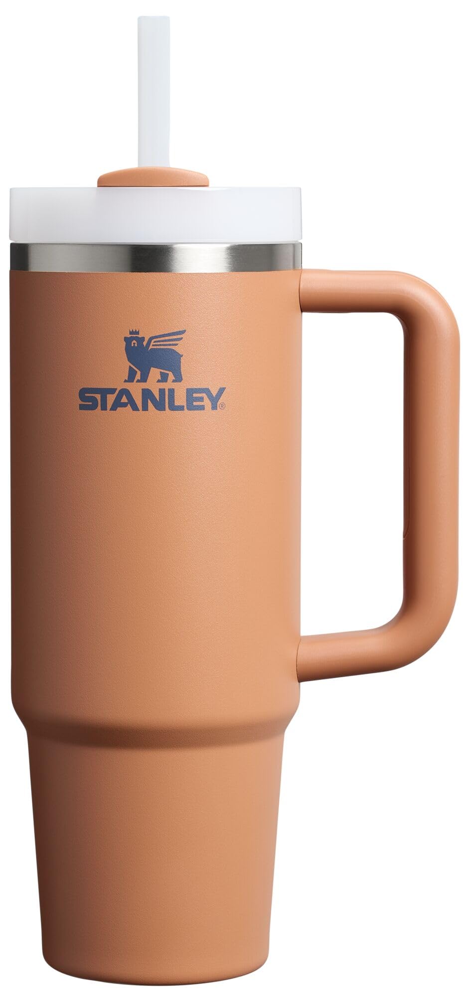 Stanley Quencher H2.0 Tumbler with Handle and Straw 30 oz | Flowstate 3-Position Lid | Cup Holder Compatible for Travel | Insulated Stainless Steel Cup | BPA-Free | Peony