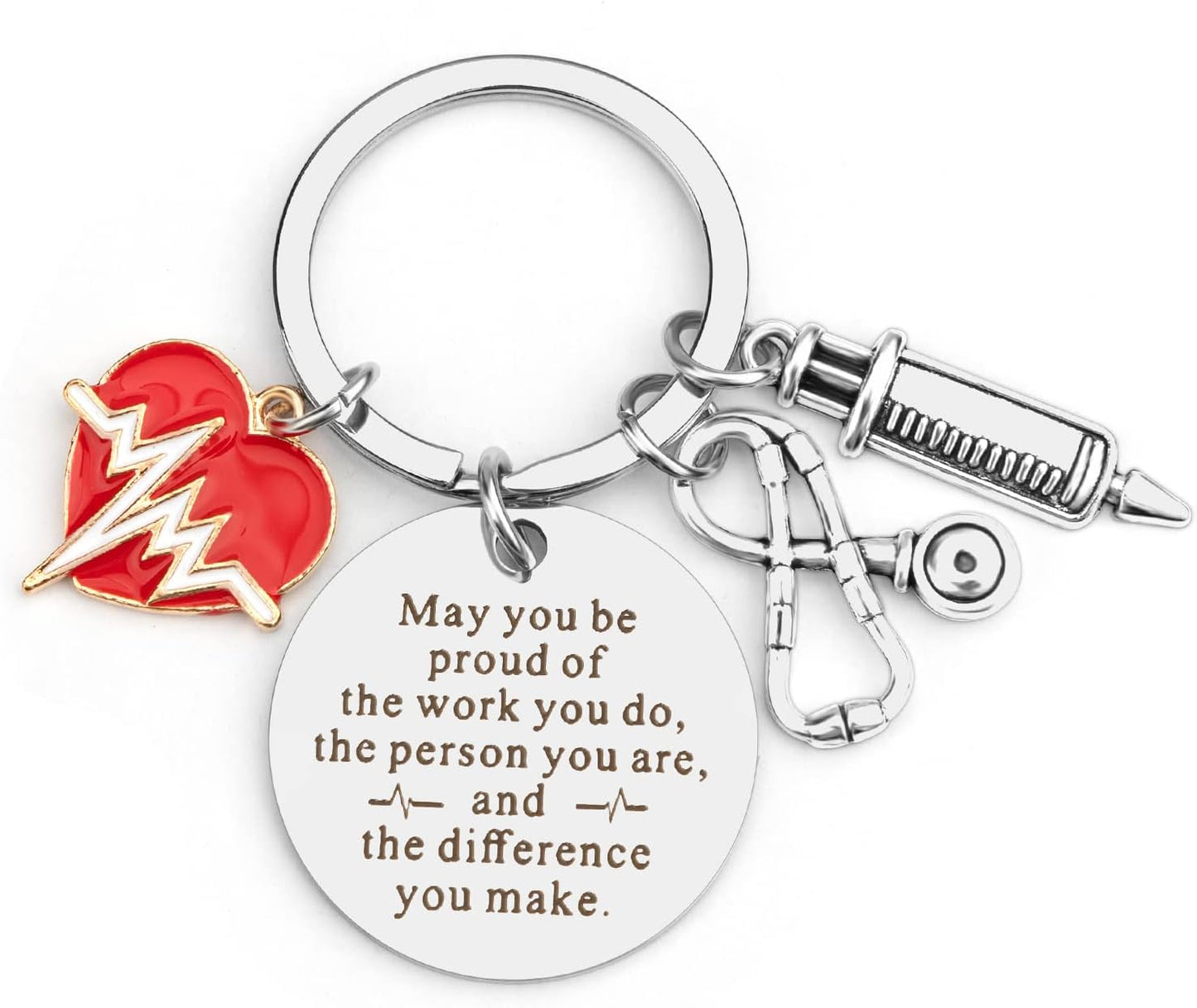 Nurse Gifts Nurse Keychain, Nurse Practitioner Gifts Nursing Student Gifts Medical Assistant Gifts Graduation Gifts Doctor Gifts, Nurse Gifts for Women, Teacher Appreciation Gifts, Thanksgiving Gifts